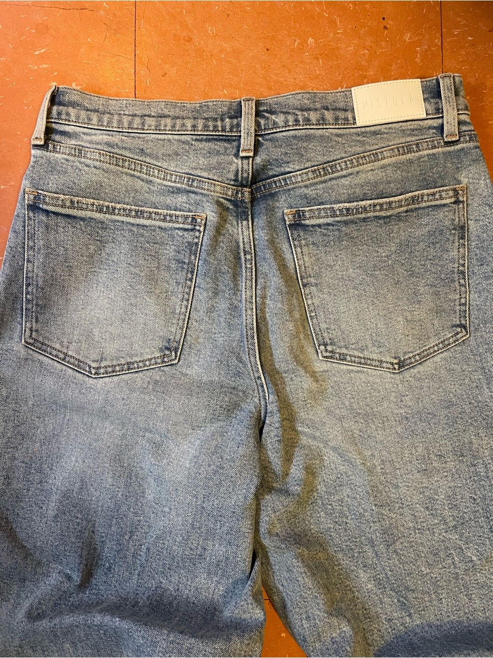 pistola Light Blue High-Rise Wide Leg Jeans - Picture 8 of 9